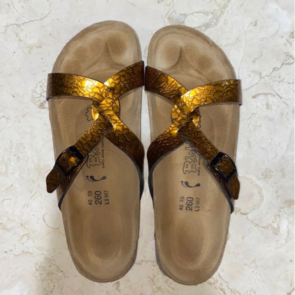 Copper Birki Birkenstock’s